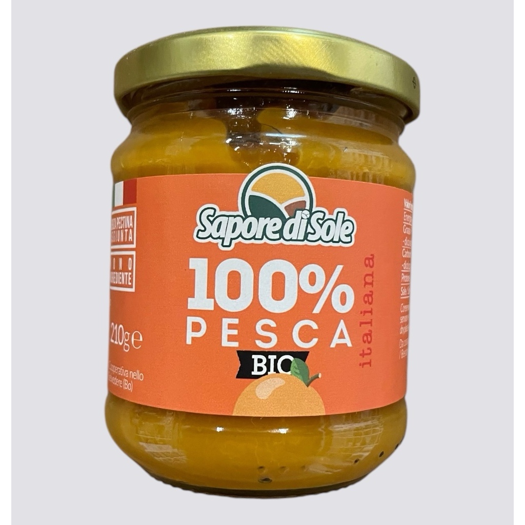 Composta pesca 210gr BIO