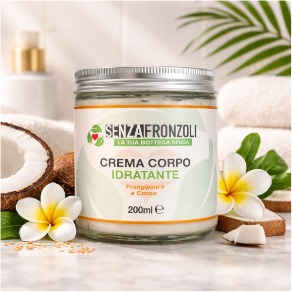 CREMA CORPO IDRATANTE – Frangipani e Cocco 200ml