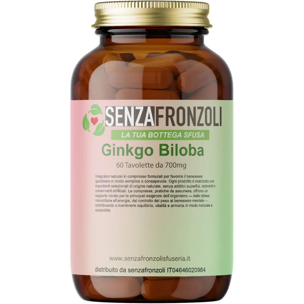 Ginkgo Biloba Natural 60 cps da 500mg