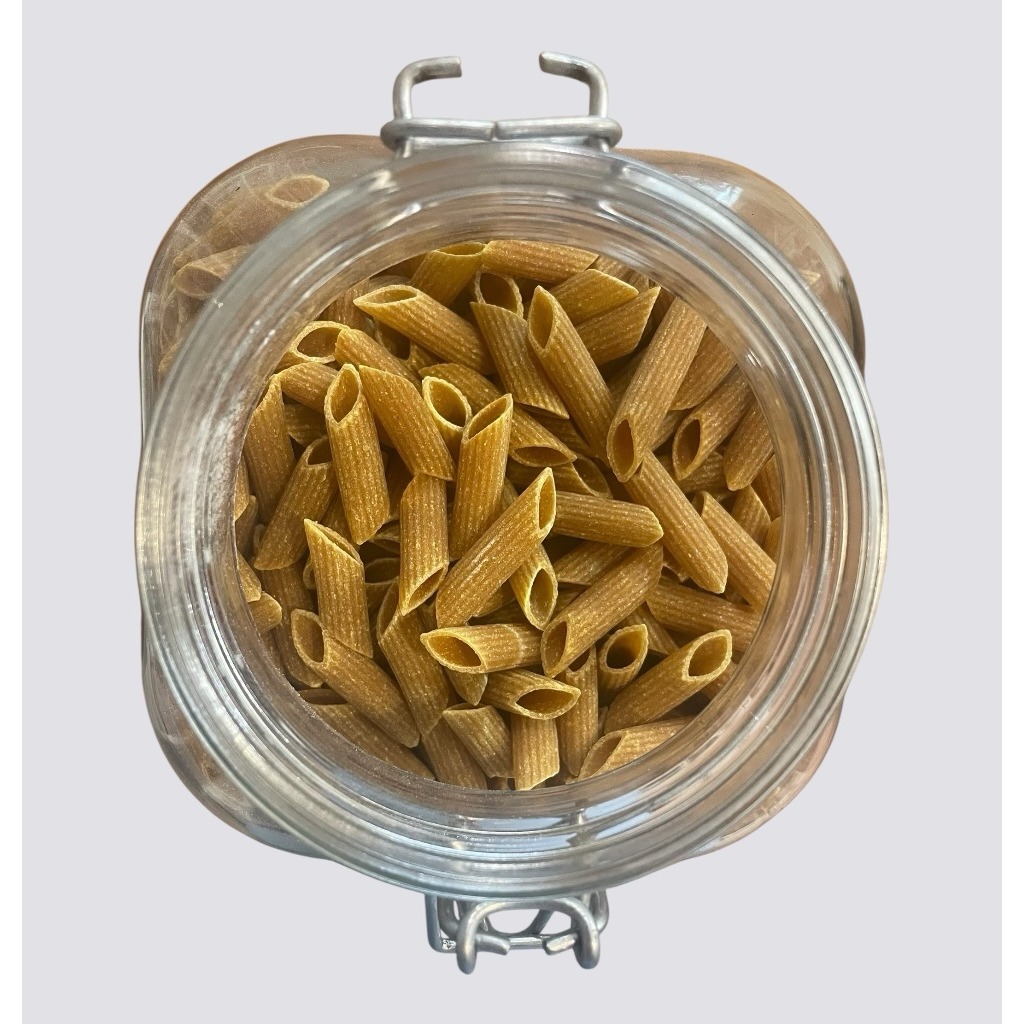 Penne Integrali Vegane con Zucca, Curcuma e Pepe – 100% Grano Italiano 200gr