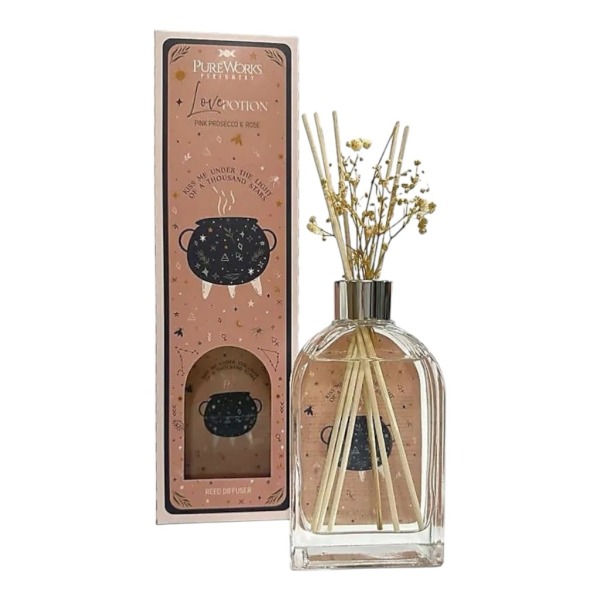 Love Potion – Diffusore a Bastoncini Pink Prosecco & Rosa (150 ml)
