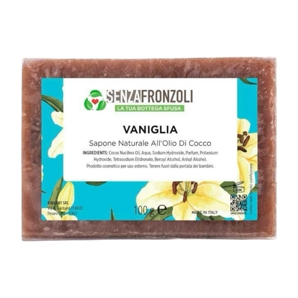 Sapone Naturale alla Vaniglia 100gr SENZAFRONZOLI