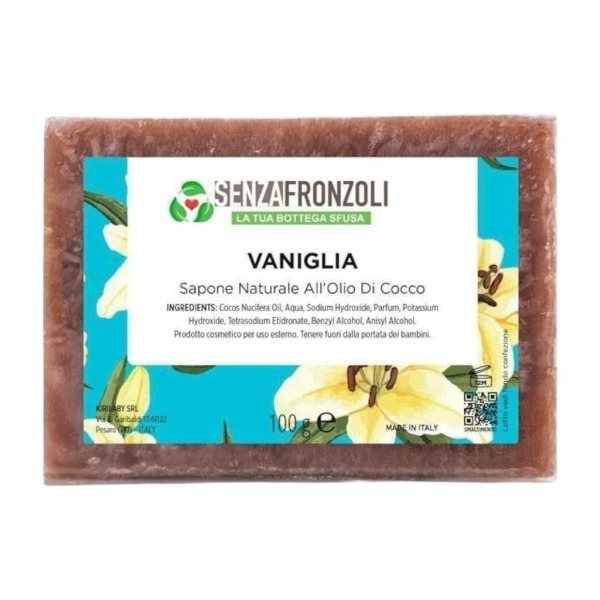 Sapone Naturale alla Vaniglia 100gr SENZAFRONZOLI
