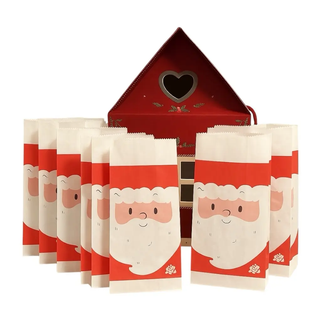 CASETTA IN CARTA PER REGALI ROSSA