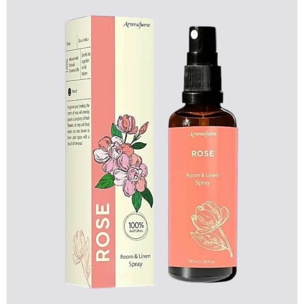 Spray per ambienti e biancheria alla rosa 100ml