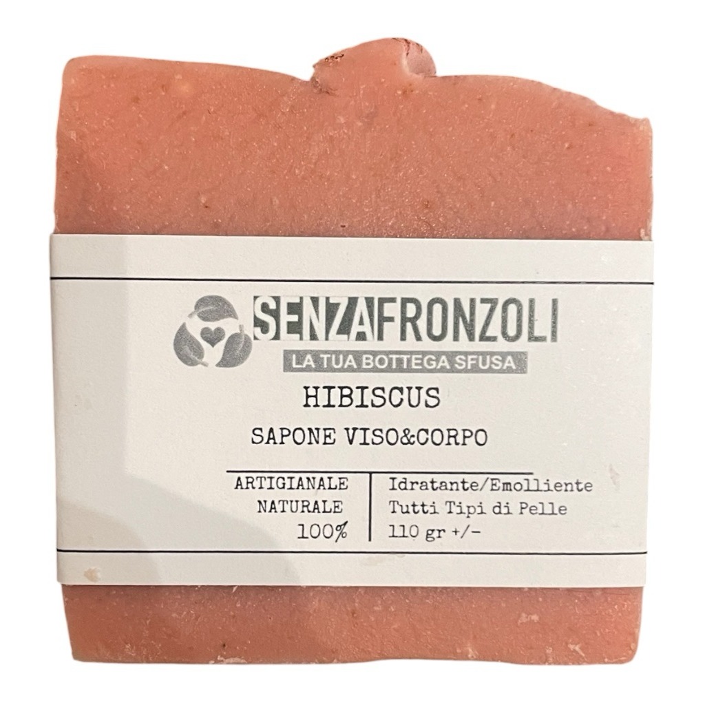 Sapone Naturale Hibiscus 90 gr Senzafronzoli