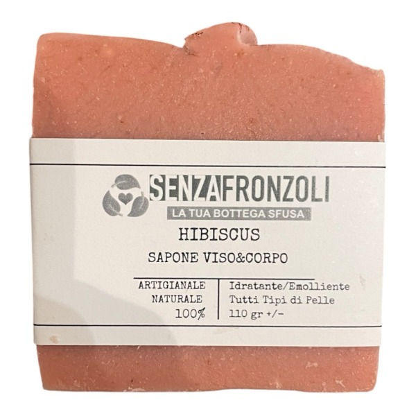 Sapone Naturale Hibiscus 90 gr Senzafronzoli