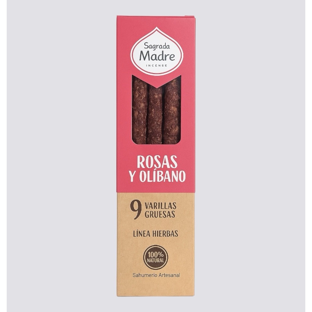 Incenso botanico ROSA E OLIBANO SAGRADA MADRE