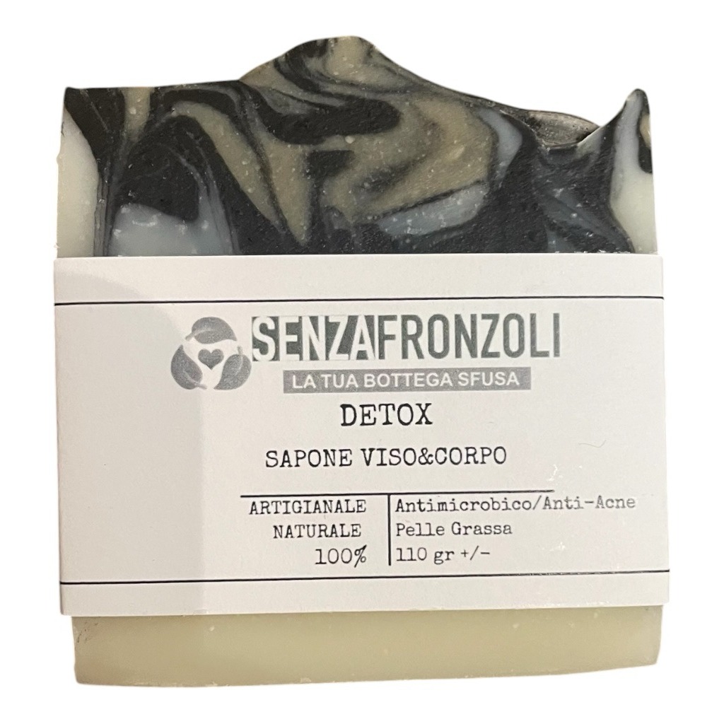 Sapone Naturale Detox 90 gr Senzafronzoli