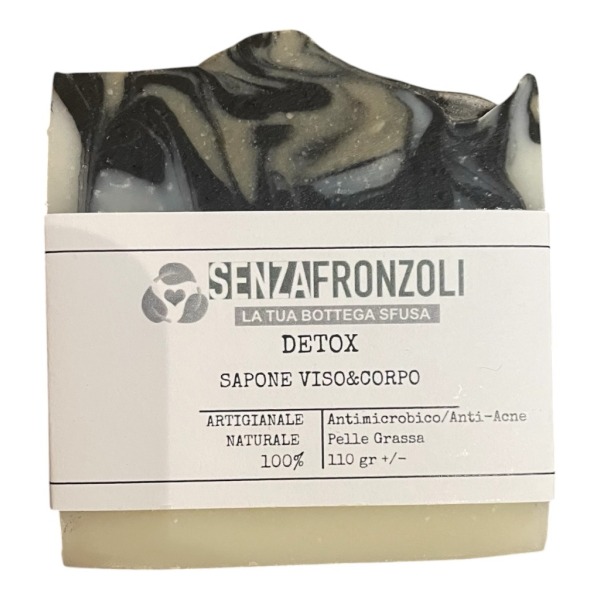 Sapone Naturale Detox 90 gr Senzafronzoli