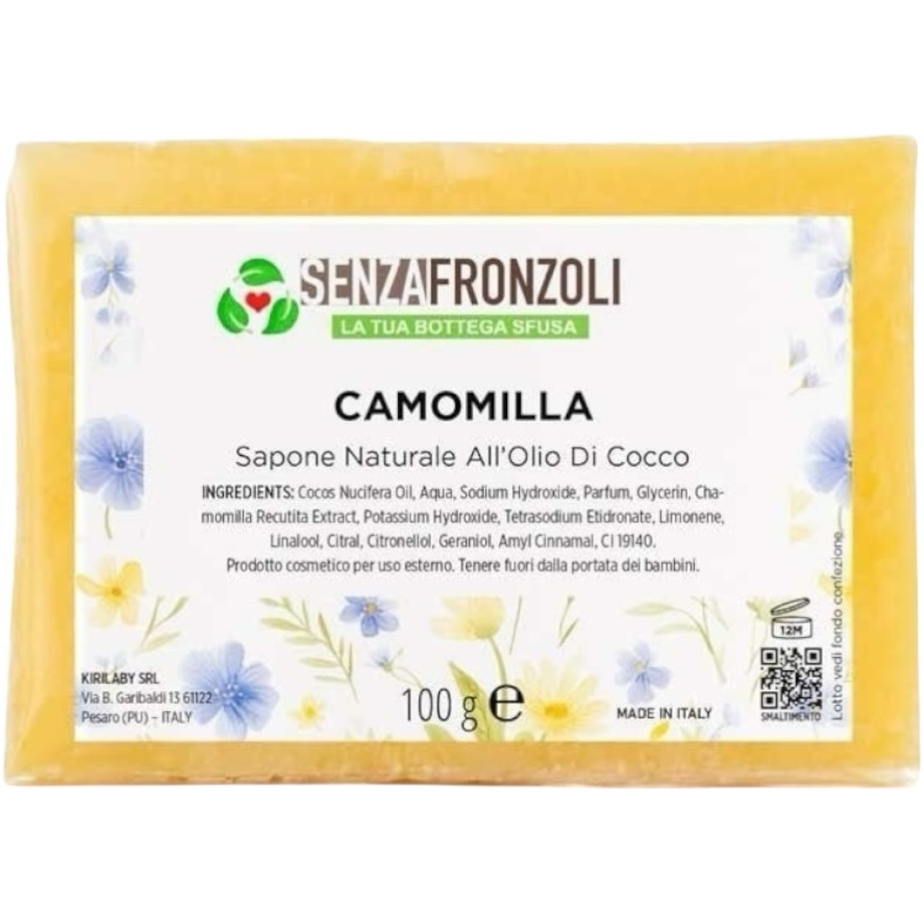 Sapone Naturale alla Camomilla 100gr SENZAFRONZOLI