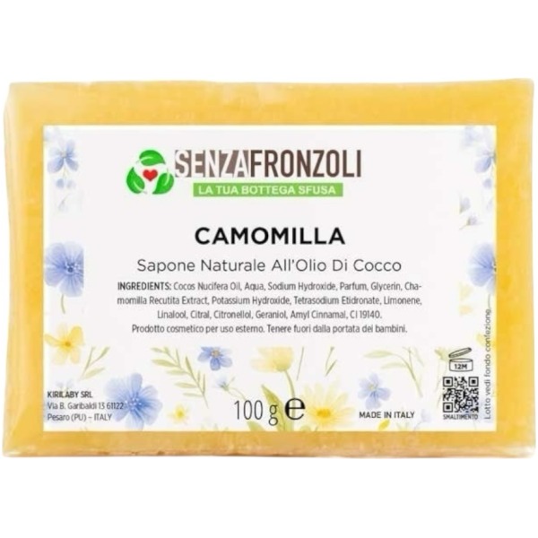 Sapone Naturale alla Camomilla 100gr SENZAFRONZOLI