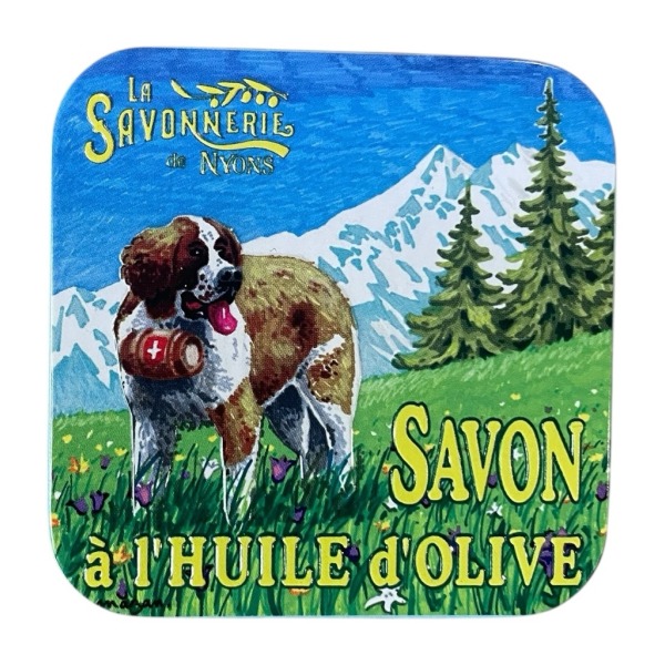 L’Alpeggio – Saponetta in latta vintage francese “Edelweiss” SAVONNERIE DE NYONS