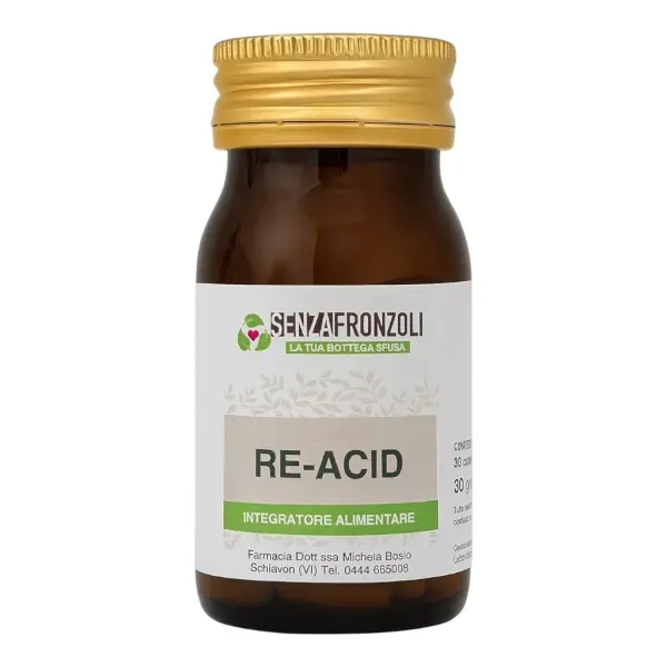 REACIDSEN Integratore per Acidità e Bruciore di Stomaco di SenzaFronzoli FLACONE 60cp