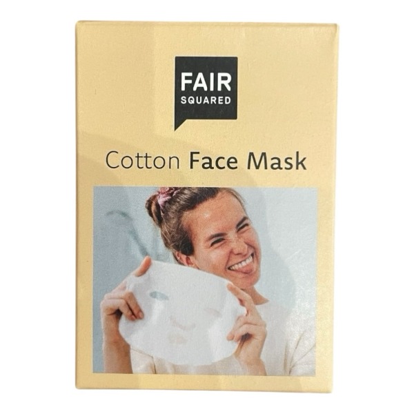 Maschera per viso in tessuto cotone riutilizzabile