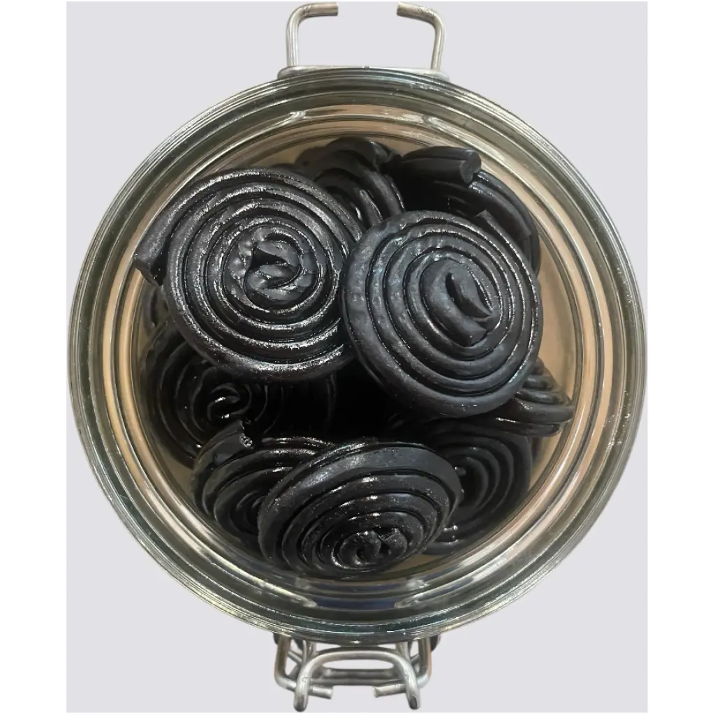 Rotelle di LIQUIRIZIA VEGAN pr. 100gr