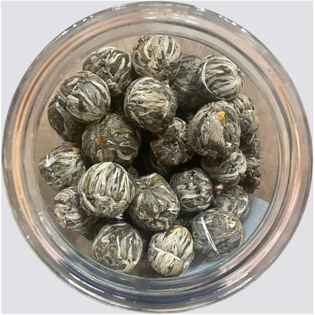 Blooming tea ai fiori di gonfrena calendula e giglio 2pz