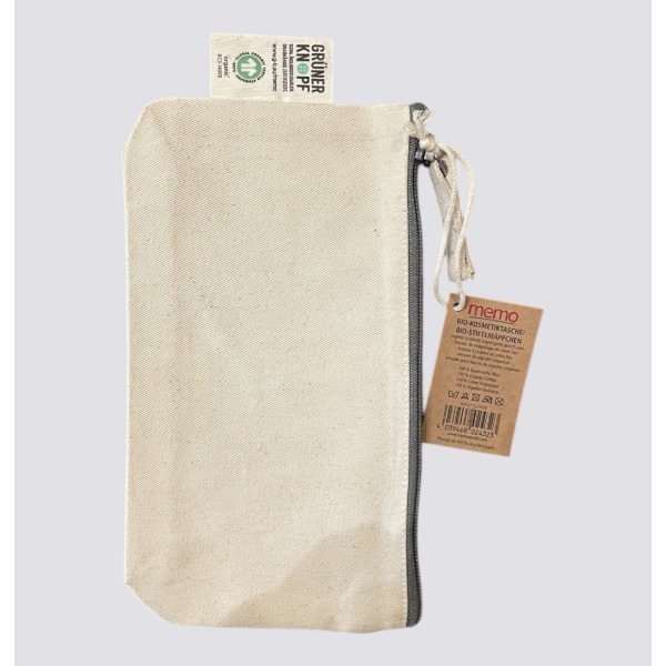 Beauty case in cotone e sughero SENZAFRONZOLI