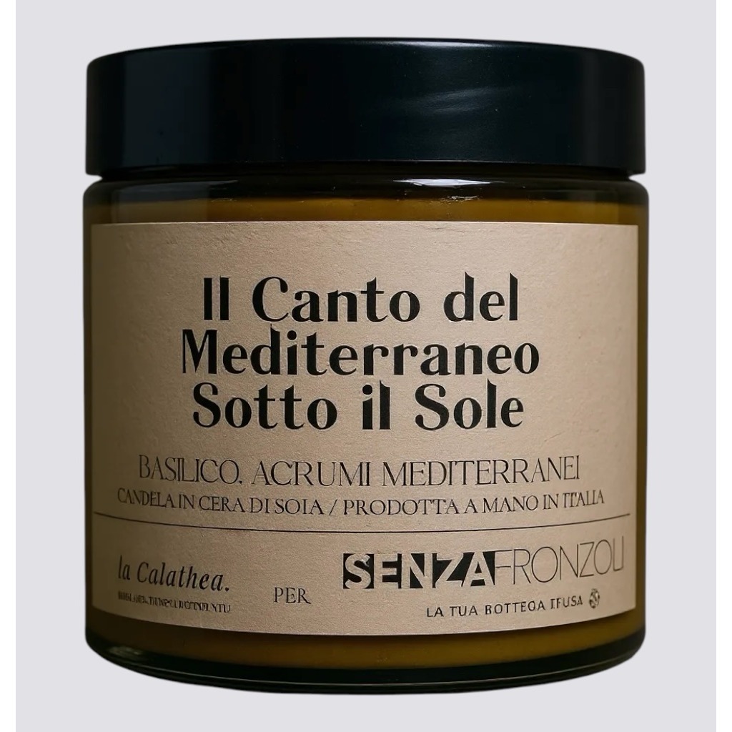 Il Canto del Mediterraneo Sotto il Sole – Candela Profumata 90g