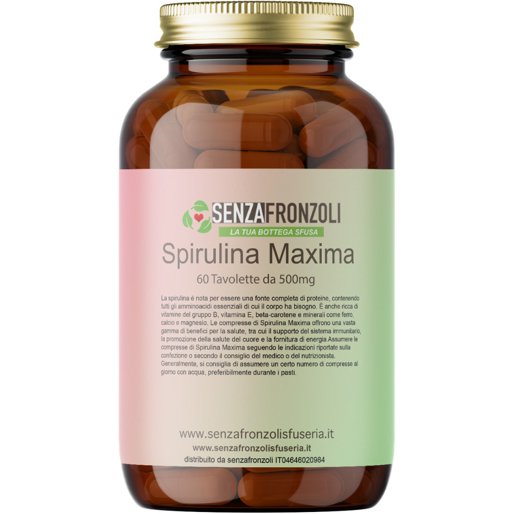 Spirulina in Tavolette 60 cps da 500mg