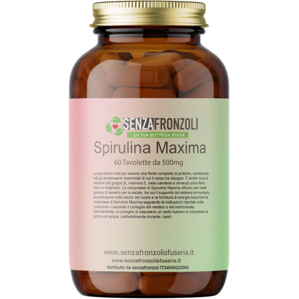 Spirulina in Tavolette 60 cps da 500mg