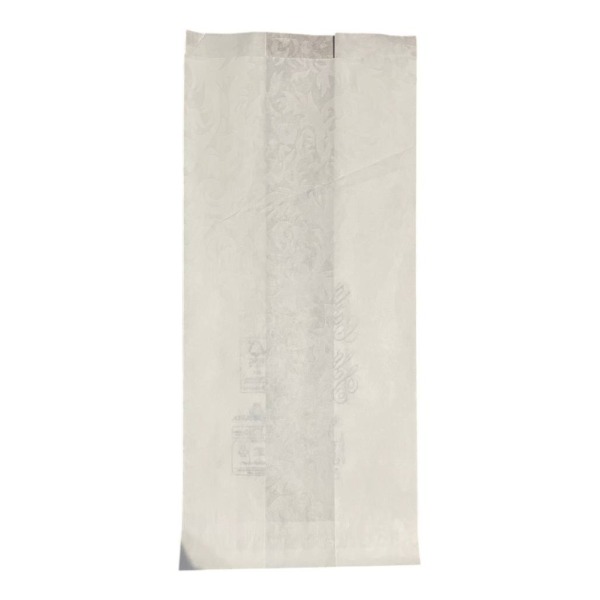 Sacchetto antiunto Bianco con motivo damascato