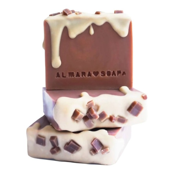 SAPONE Caramel Cupcake caramello e vaniglia ALMARA SOAP 90gr