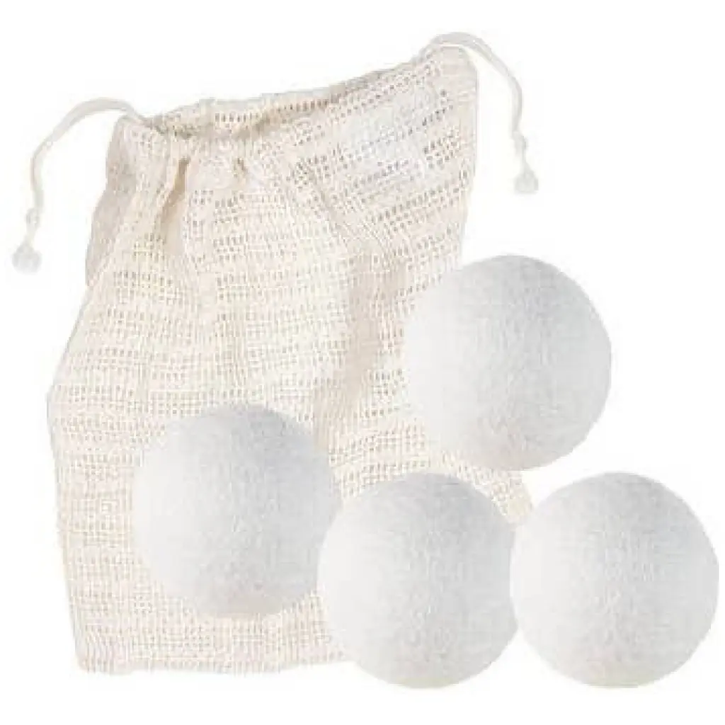 Set di 3 Palline di Lana per Asciugatrice – Morbidezza Naturale per il Bucato