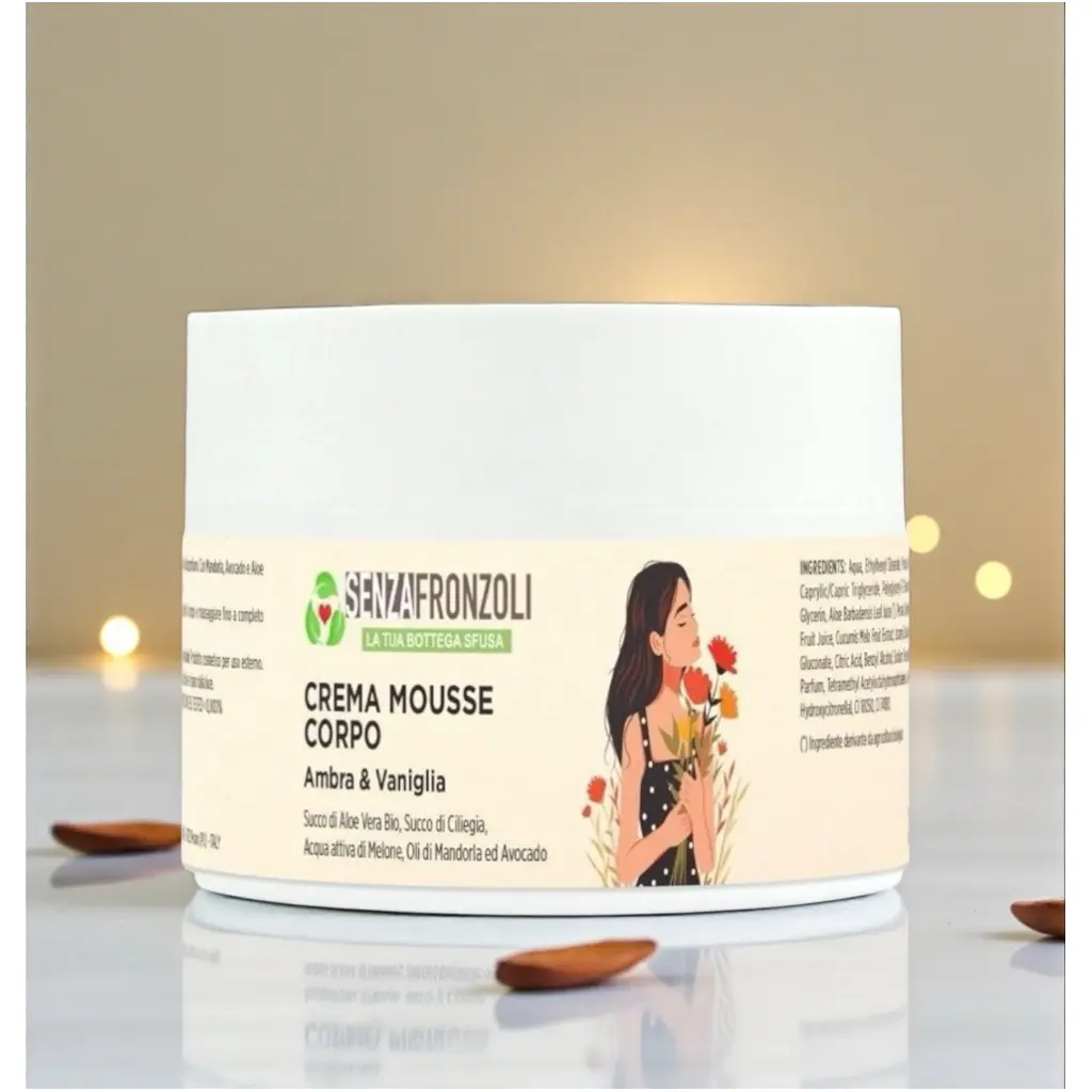 Crema Corpo FREEDOM all’ Ambra & Vaniglia SENZAFRONZOLI 200ml