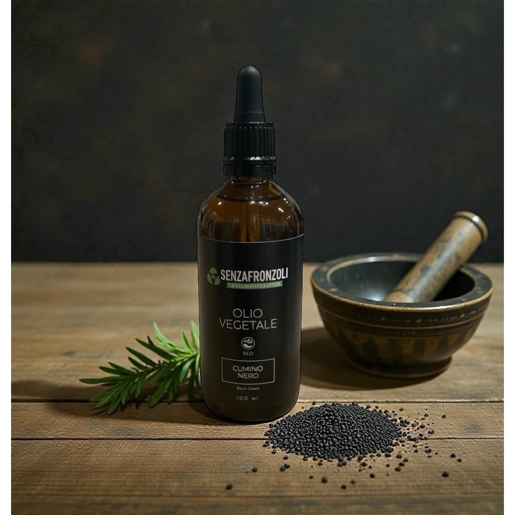 Olio Vegetale di Cumino Nero – Nigella sativa – 100 ml