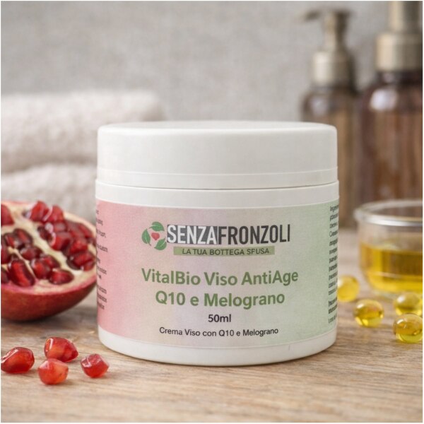 VitalBio Viso AntiAge – Q10 e Melograno 50ml