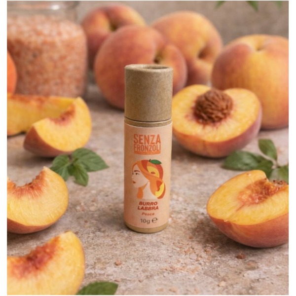 Burro Labbra Pesca – Nutriente e protettivo per labbra secche 10gr