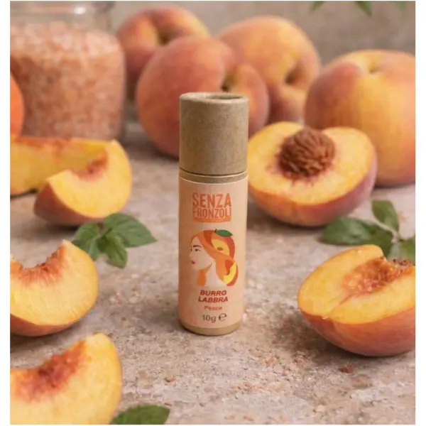 Burro Labbra Pesca – Nutriente e protettivo per labbra secche 10gr