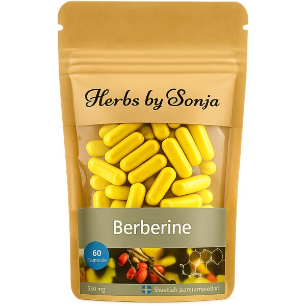 Capsule di Berberina 500 mg 97% estratto– Supporto metabolismo e zuccheri nel sangue