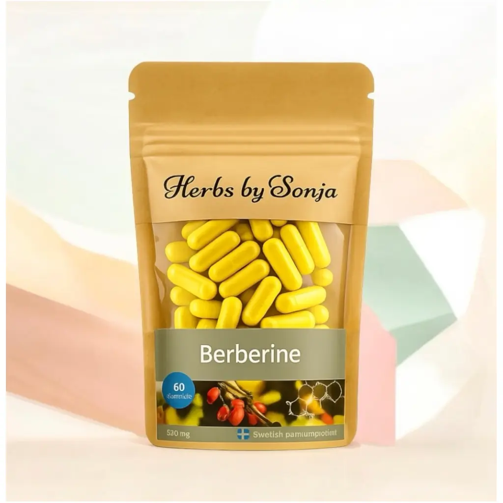 Capsule di Berberina 500 mg 97% estratto– Supporto metabolismo e zuccheri nel sangue