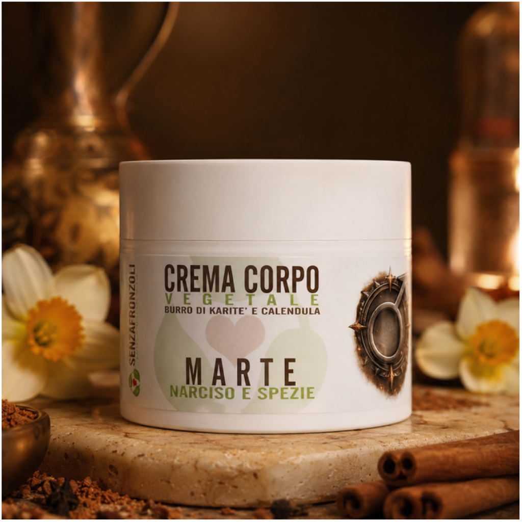 Crema Corpo Vegetale Marte Narciso e Spezie 200 ml