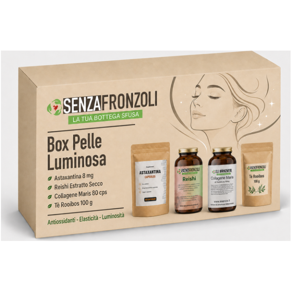BOX PELLE LUMINOSA – Protocollo naturale per pelle e stress ossidativo